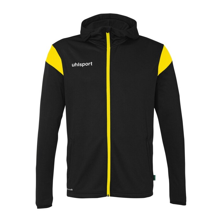 uhlsport Kapuzenjacke Squad 27 Track (Full-Zip) schwarz/gelb Kinder