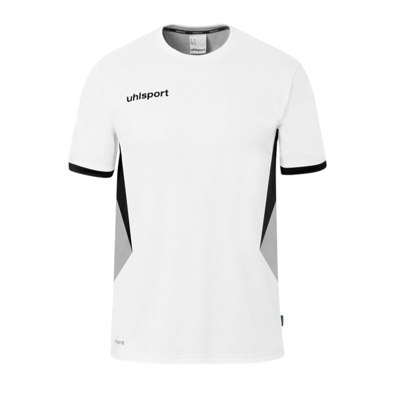 uhlsport Sport-Shirt Equipe 29 (100% Polyester) kurzarm weiss/grau/schwarz Herren