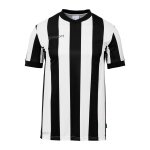uhlsport Sport-Tshirt Retro Stripe (V-Ausschnit) Kurzarm schwarz/weiss Herren