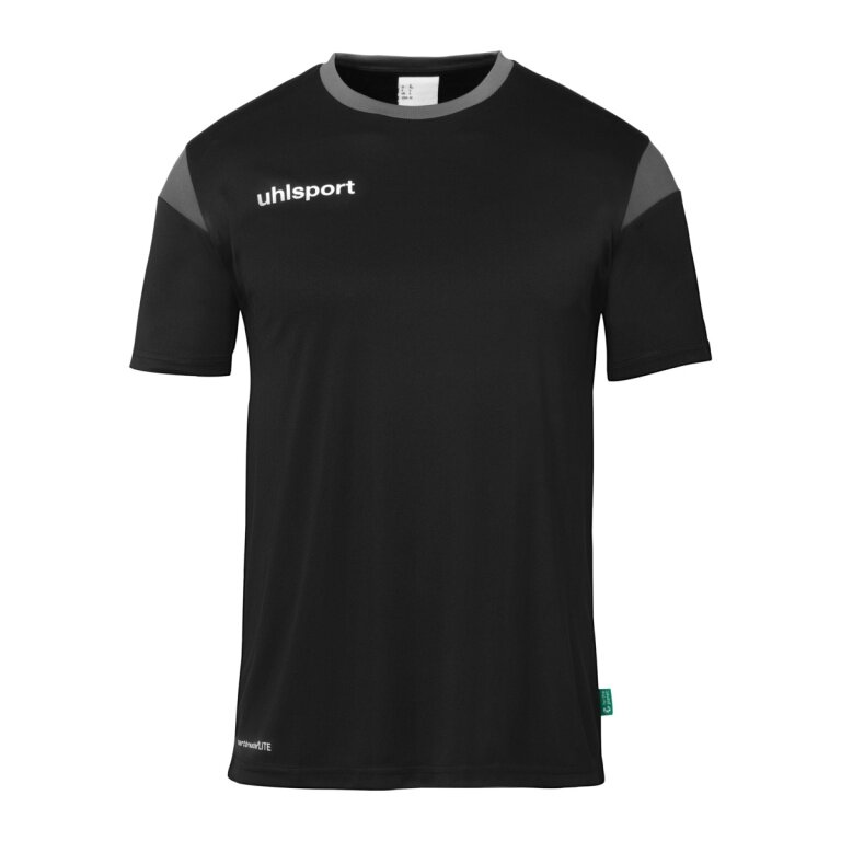 uhlsport Sport-Tshirt Squad 27 (100% Polyester) schwarz/anthrazitgrau Kinder
