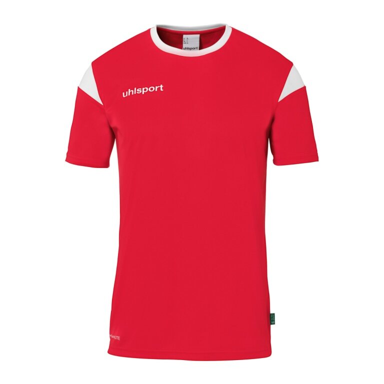 uhlsport Sport-Tshirt Squad 27 (100% Polyester) rot/weiss Kinder