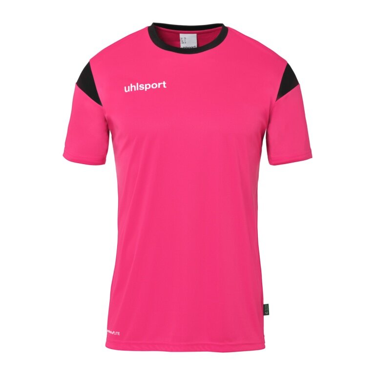 uhlsport Sport-Tshirt Squad 27 (100% Polyester) rosa/schwarz Kinder