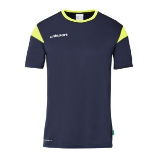 uhlsport Sport-Tshirt Squad 27 (100% Polyester) marineblau/gelb Herren