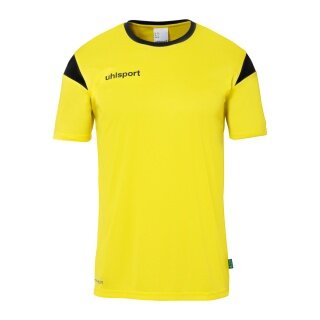 uhlsport Sport-Tshirt Squad 27 (100% Polyester) gelb/schwarz Herren