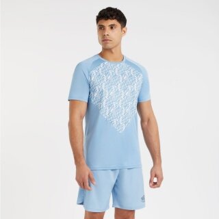 umbro Sport-Tshirt Pro Training Graphic Jersey (100% Polyester) hellblau Herren