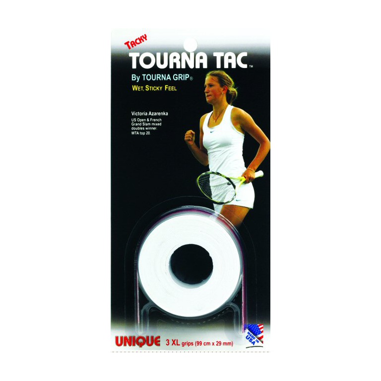 Tourna Overgrip Tac XL 0.55mm weiss 3er