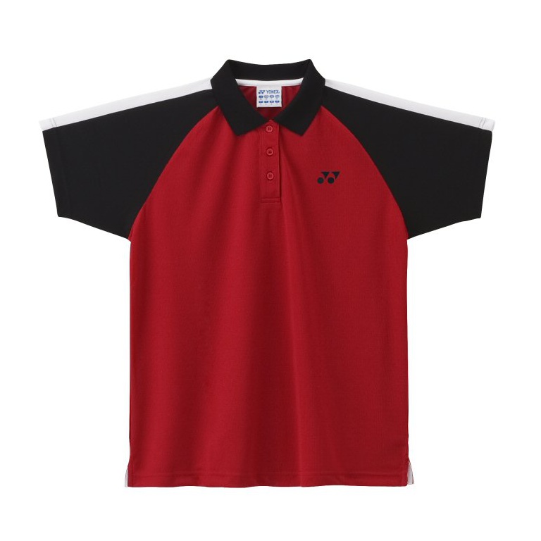 Yonex Sport-Polo Classic rot/schwarz Damen