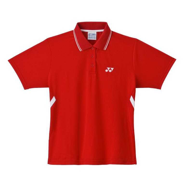 Yonex Sport-Polo #10 rot Damen